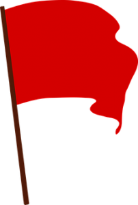 red flag - sign to spot fraudulent movers in Miami