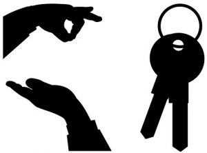 Hands and keys