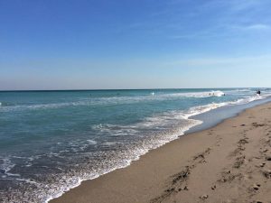 Top places for families in South Florida. Beach and the sky.