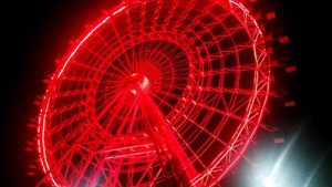 a large ferris wheel