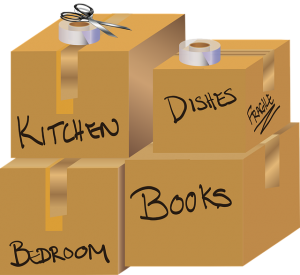 Labeled moving boxes