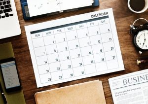 Helpful moving review- a calendar