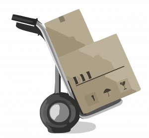 a moving trolley