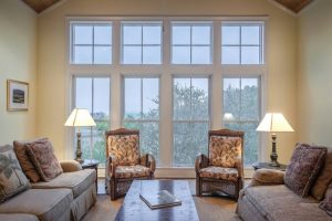 huge windows in the living room