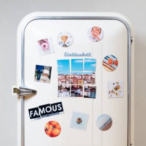 Stickers on the frigde