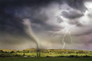 lightning and tornado
