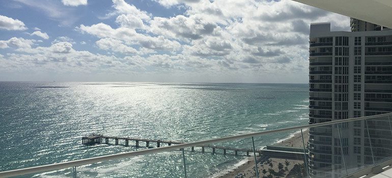 View from a Miami high-rise building