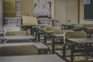 An empty classroom