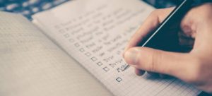 Inventory checklist