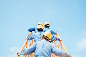 workers on ladders