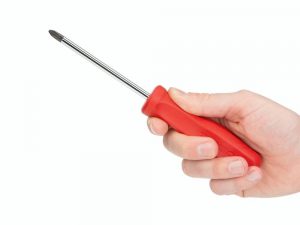 a screwdriver ready to help you pack your nursery