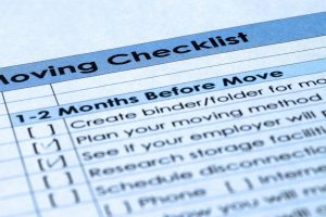 a moving checklist