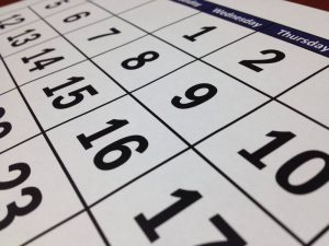 A calendar as a part of long distance moving mistakes guide