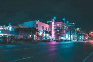 A bar in Miami
