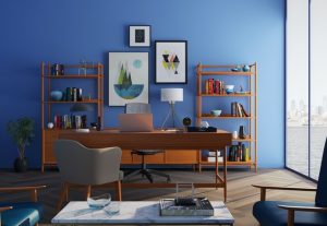 a home office