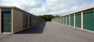 Picture of storage units as packing advice for minimalists moving to Plantation