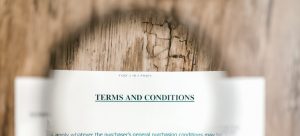 terms and conditions