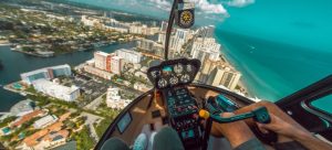 man in plane looking for real estate opportunities in Florida