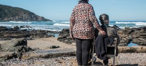 seniors looking at the ocean