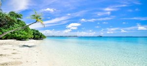 a sunny beach