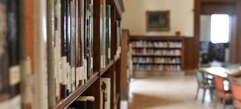 a library at the university