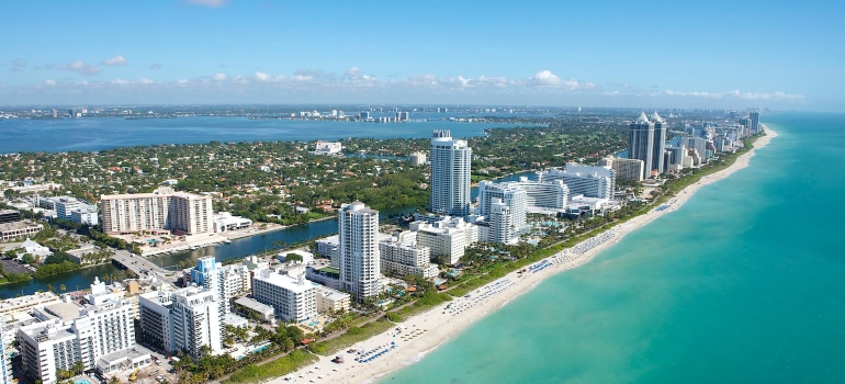 A picture of Miami where moving companies Miami Gardens can help you move