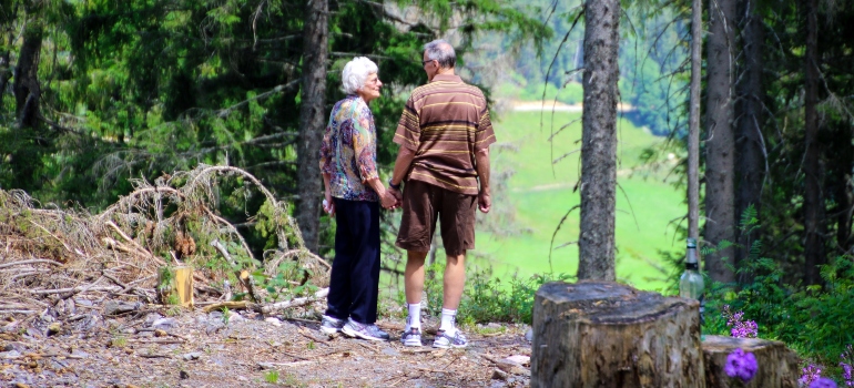 Two seniors in Hallandale Beach
