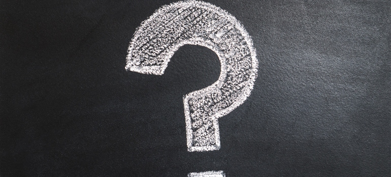 Question mark for all the questions you have when moving from California to Miami