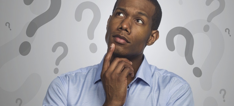 a man thinking about ways to simplify your move to Miami