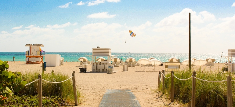 a beach in Florida