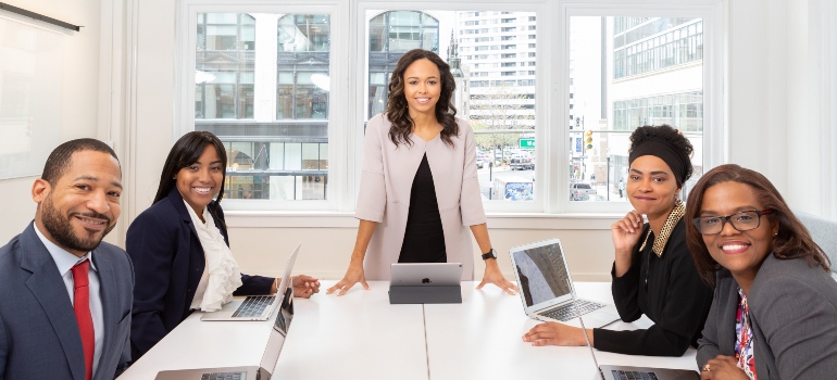 business people in one of the best places for young professionals in Florida