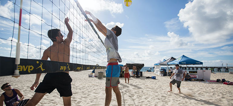 beach volleyball