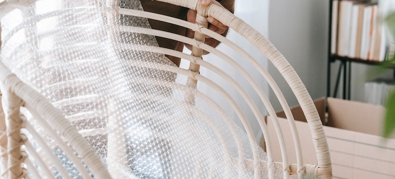 using bubble wrap when trying to store your belongings in Miamis heat and humidity
