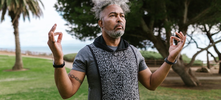 meditating after buying a home in Davie