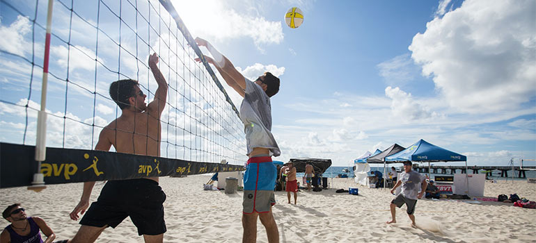 beach volleyball