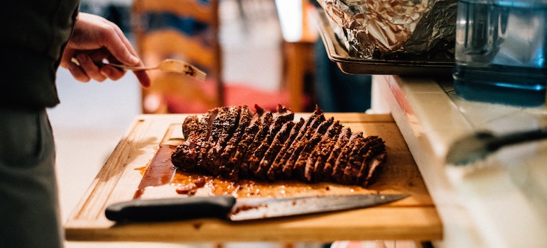grilled pork in one of the best Miami restuarants