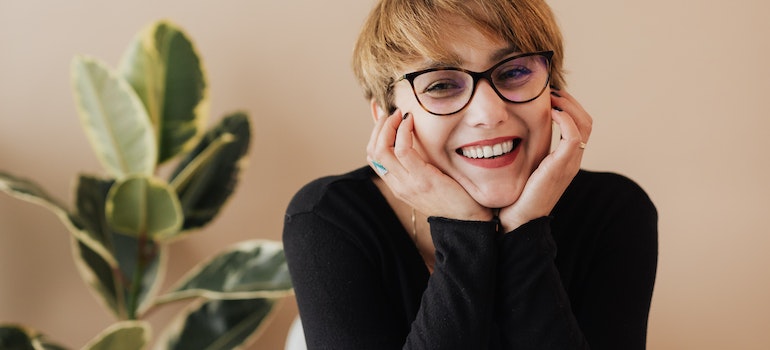 happy woman