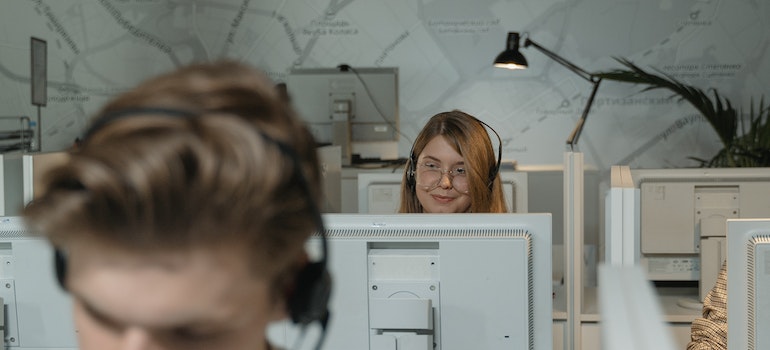 woman in office