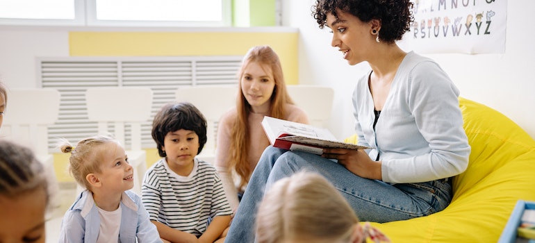 kids in class