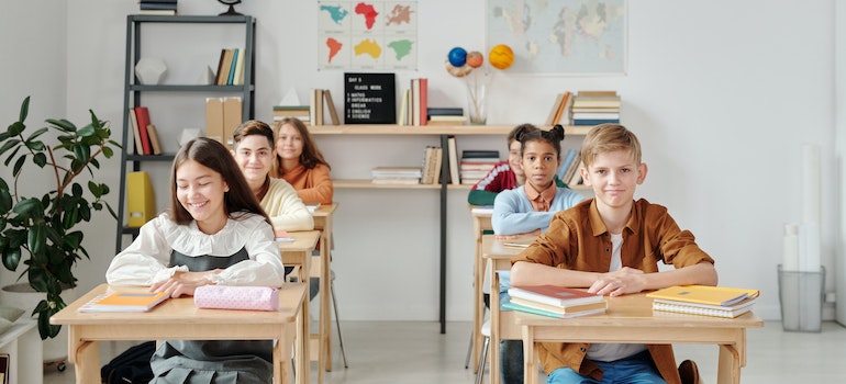 kids in class