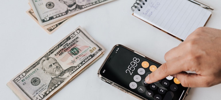 using calculator