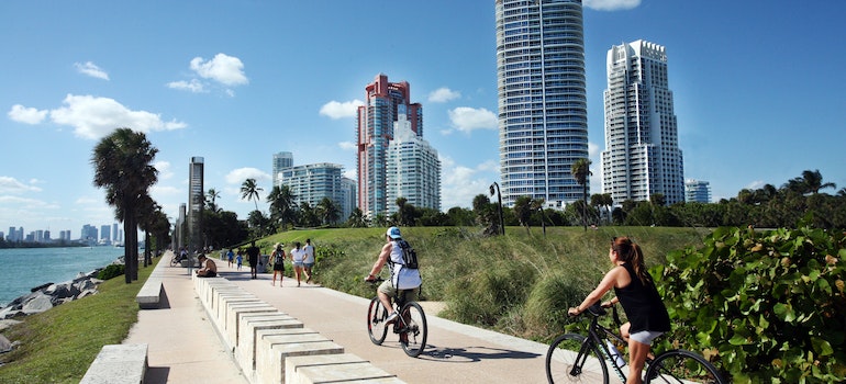 riding bicycles and handline allergies after moving to Miami