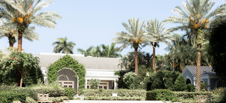 house in suburbs