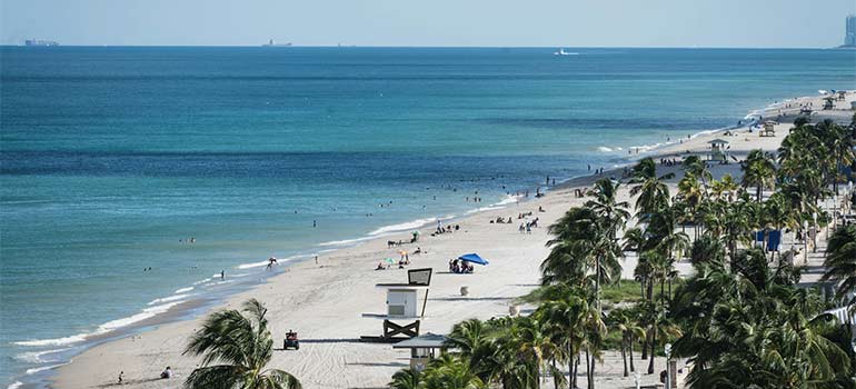 beach in Hollywood