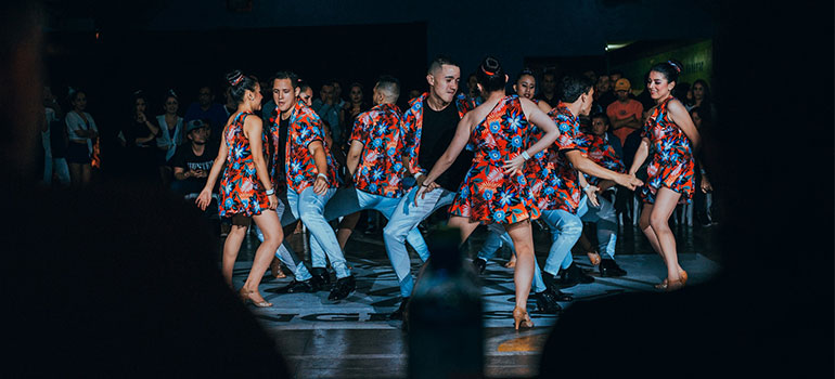 enjoying a show after a move to Miami