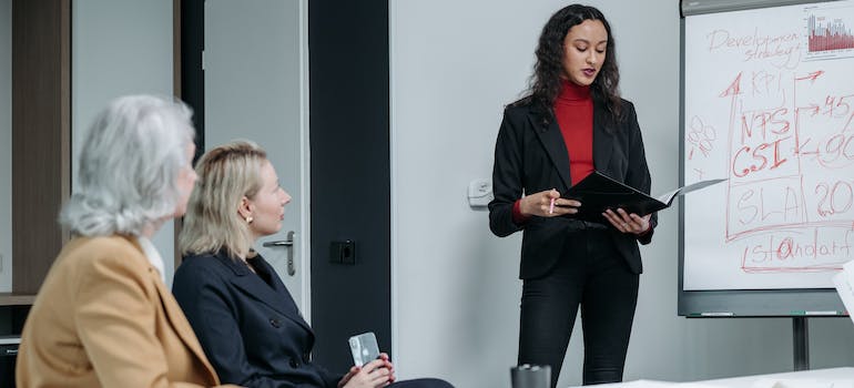 boss offering employee relocation packages