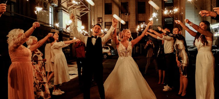 couple organizing an event in Miami