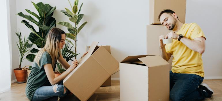 packing boxes