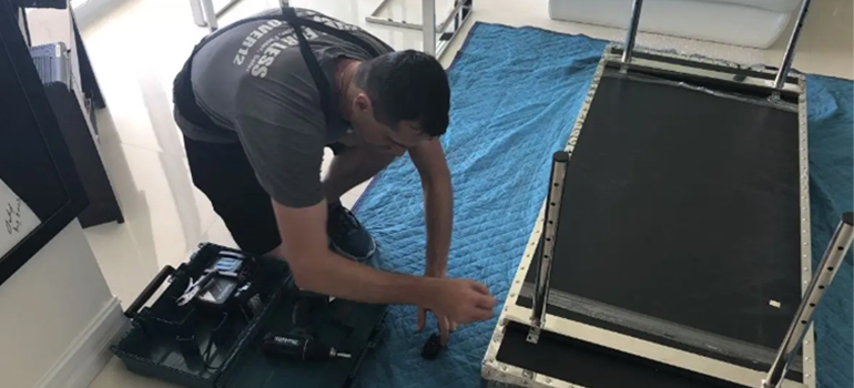 disassembling furniture