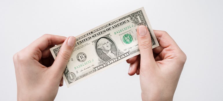 holding money while thinking about selling or moving your belongings